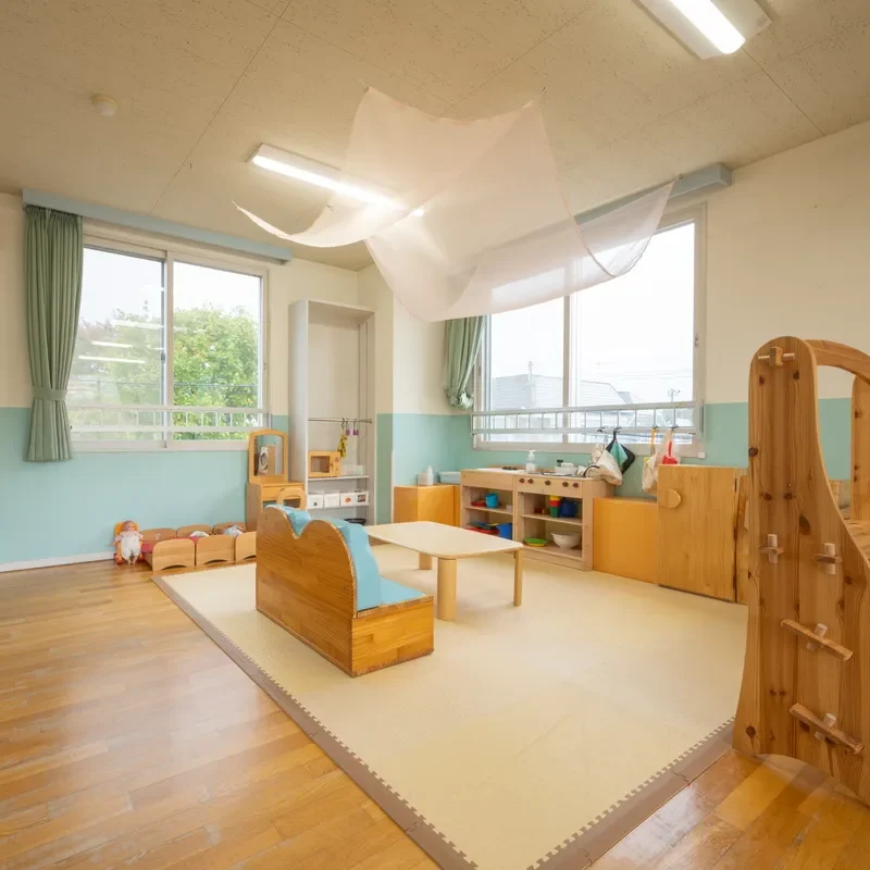 パンダ室(3・4・5歳児)　ままごと・ブロックコーナー